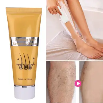 

40g Female Male Herbal Depilatory Cream Painless Hair Removal Cream Remove Facial Leg Armpit Body Hair Removal Cream Epilator