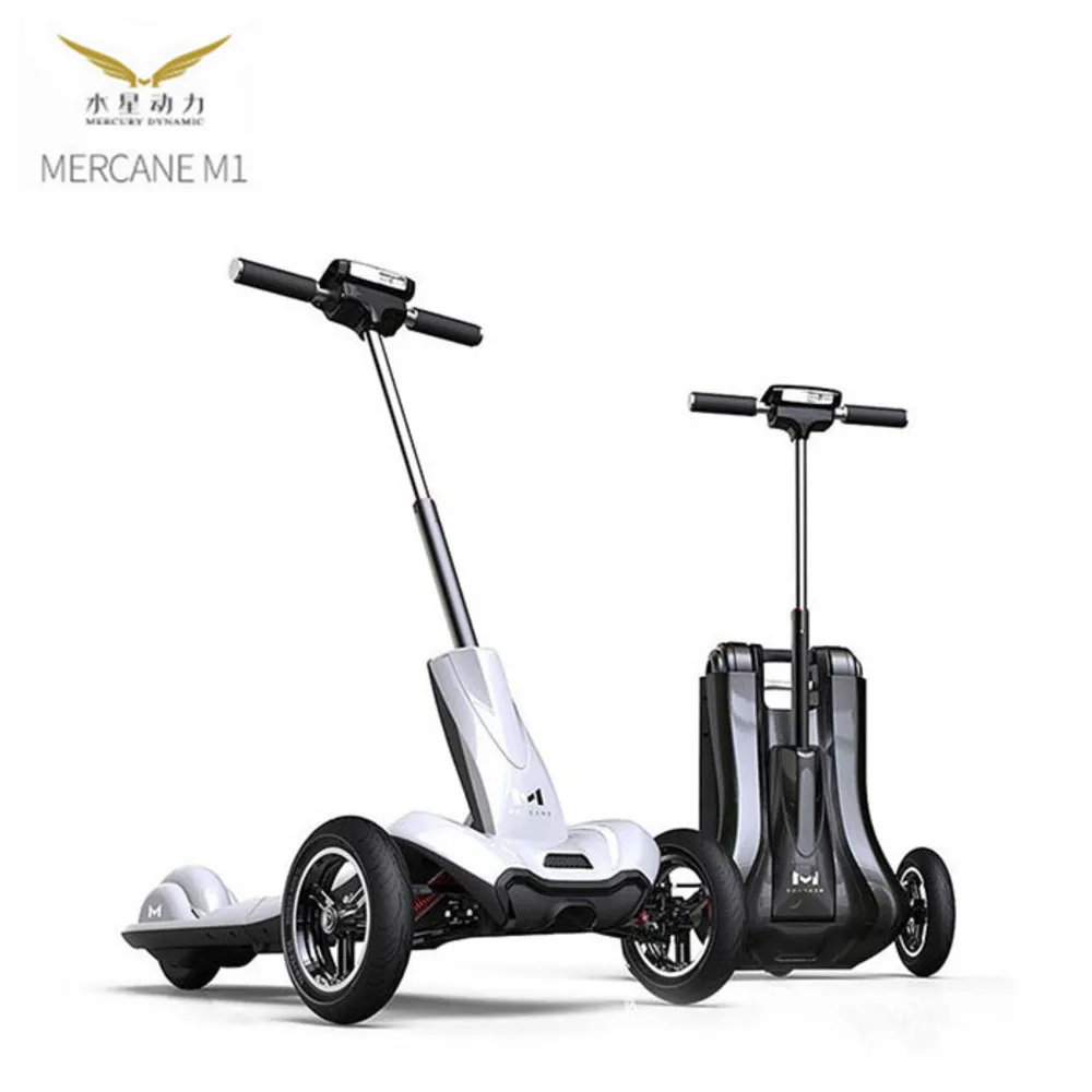 

New Brand M1 350w 36v Folding Aluminum Alloy Three-wheel Electric Scooter Steering-wheel Skateboard Hover Board