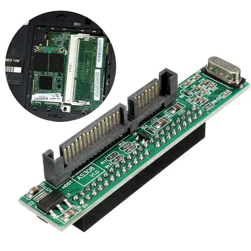 2.5 " IDE44PIN To SATA Riser Card Laptop Hard Disk Parallel Port To