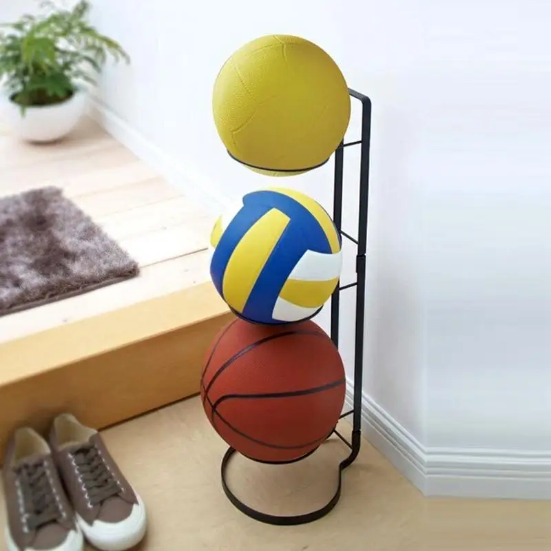 Баскетбольная стойка для хранения футбола инновационный внутренний съемный дисплей подставка для волейбол Футбол мяч спортивные аксессуары