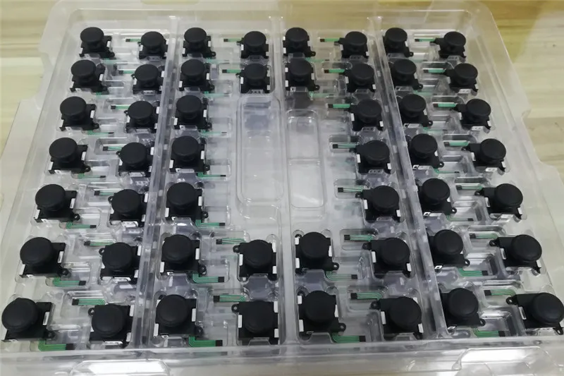 

2000pcs/lot High Copy For Nintend Switch 3D Analog Sensor Joystick for NS Joy-Con Controller Analog Stick with green flex