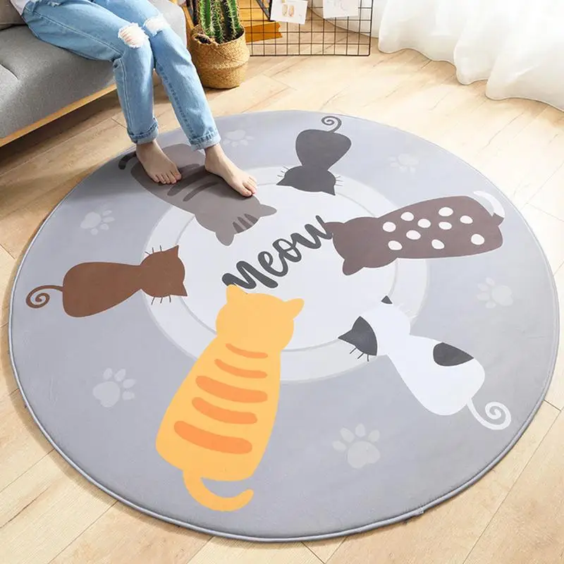 Baby Mat Blanket Elephant Props Crawling Cushion Room Infant Game Decor Print
