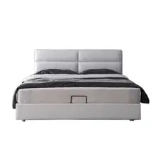 Meble Bett Yatak Odasi Mobilya Set Letto Kids Modern Mobili Per La Casa Leather Mueble bedroom Furniture Cama Moderna Bed