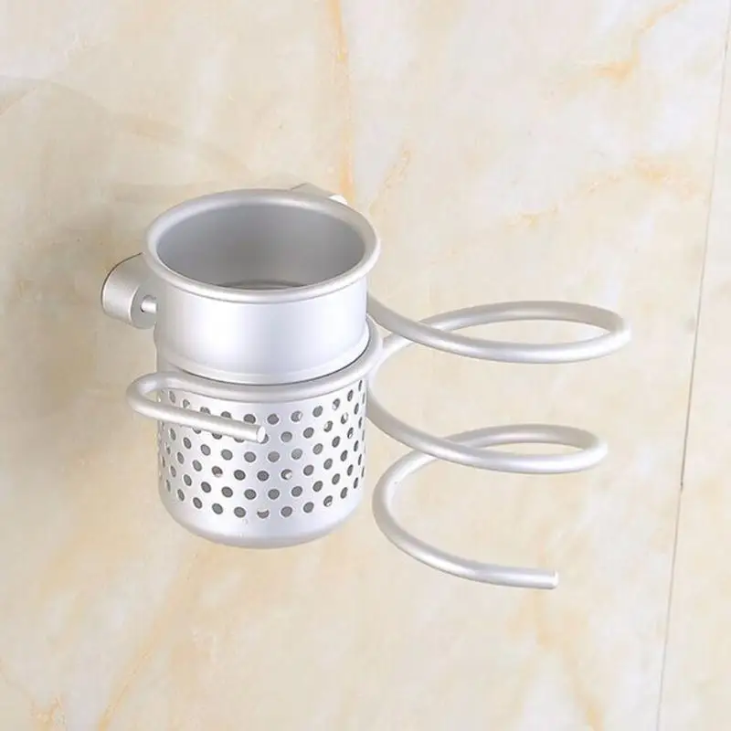  Innovative Wall-mounted Hair Dryer Bathroom Shelf Storage Hairdryer Holder for Comb Holder Rack Sta