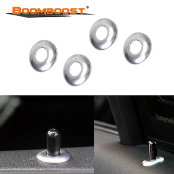 

4 pcs Car styling door lock pin decoration cover Interior Bolt circle trim For BMW 3 Series E90 F30 F31 320 328 335 Z3 E36