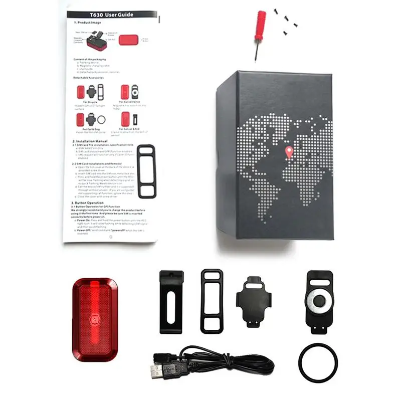 Новый T630 gps трекер для собак детей домашних животных мотоцикл детские велосипеды
