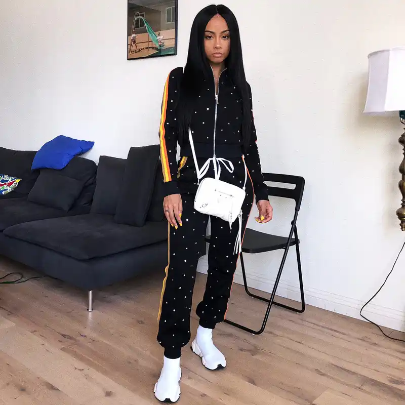 womens vogue tracksuit