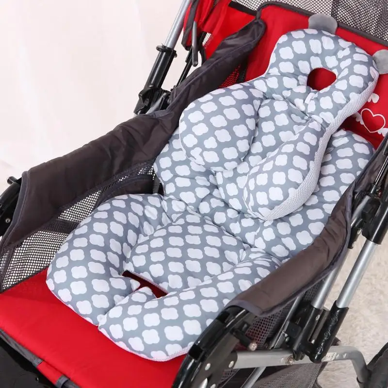 Baby Stroller Cushion Printed Carriage Seat Pad Cover Pram Protection