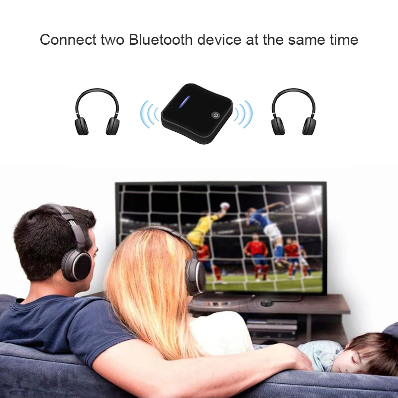 Беспроводной Bluetooth 5,0 передатчик приемник адаптер aptX HD низкая задержка аудио 3,5 мм Aux RCA оптический адаптер для телевизионные наушники автомобиля