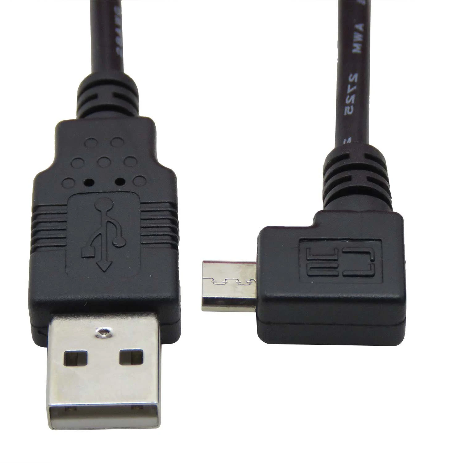 

Cablecc L Shape 90 Degree Angle Connector Nylon Weaving Micro USB Charging Data Sync Transfer Cord Wire Line