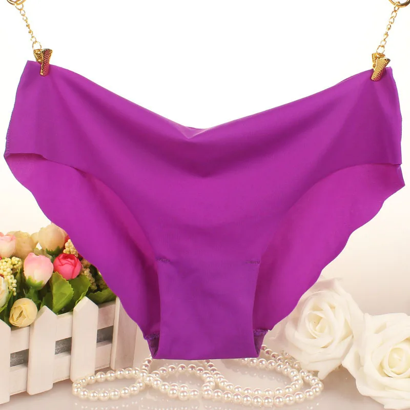 High Quality Women's Seamless Panties Solid Ultra thin Panties