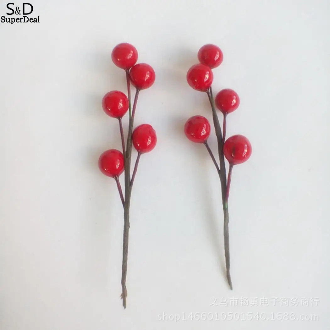 

Fruit are Wedding There 5 to Christmas Party Ornaments etc choose types Lovely Christmas Simulation Cherry Decoration