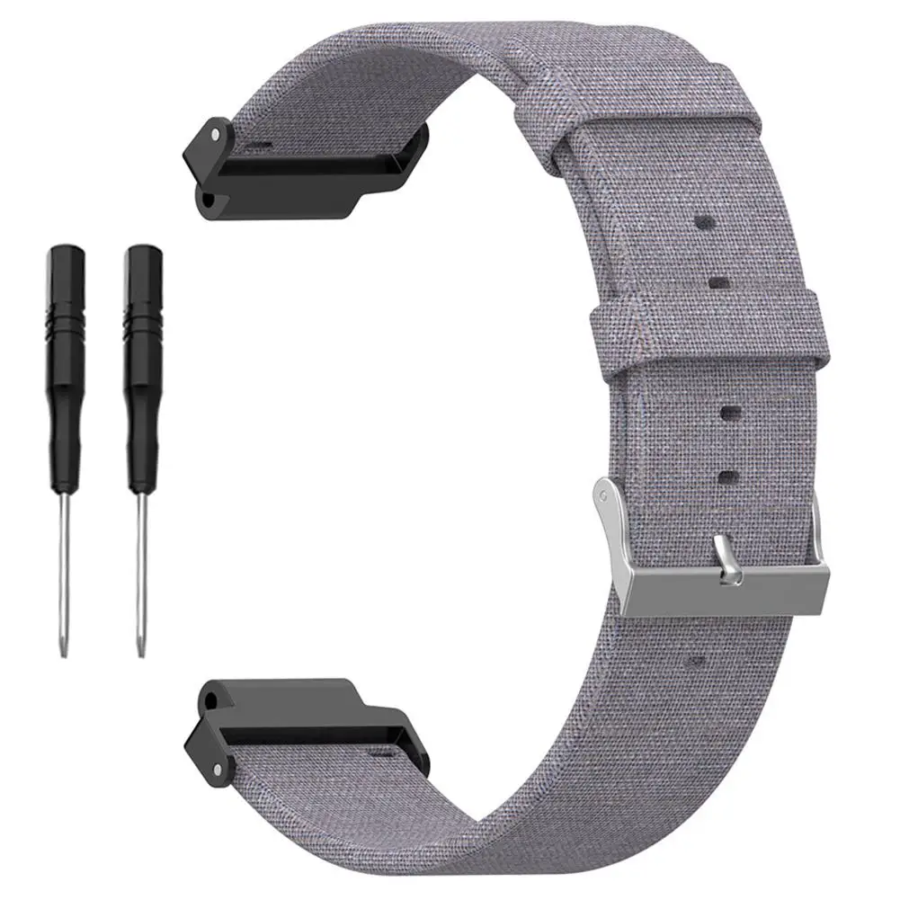 Для Garmin Forerunner 220 230 235 630 620 735 Смарт часы брезентовый спортивный ремешок наручный
