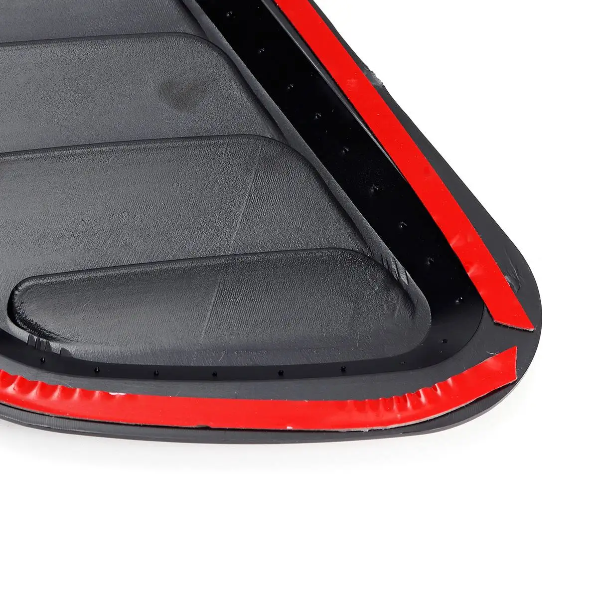 1Pair ABS Car Front Engine Cover Sticker Car Decorative Air Outlet Flow Fender Intake Scoop Turbo B
