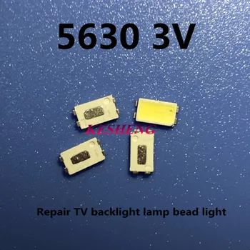 

100PCS high power SAMSUNG 5630 LED PLCC-4 super bright backlit TV diode SMD 5630 backlit LCD TV 0.5W 3V cool white