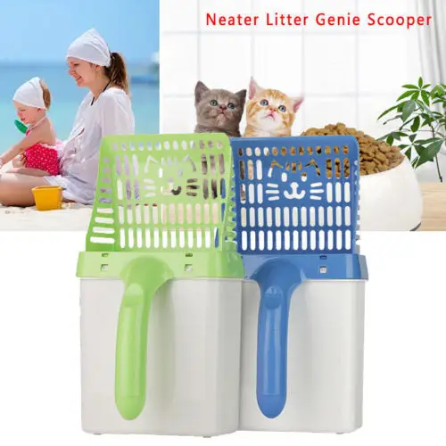 

1Pcs Neater Cat Litter Scoop Waste Sifter Pet Sand Shovel Cleaning Tool Set US New