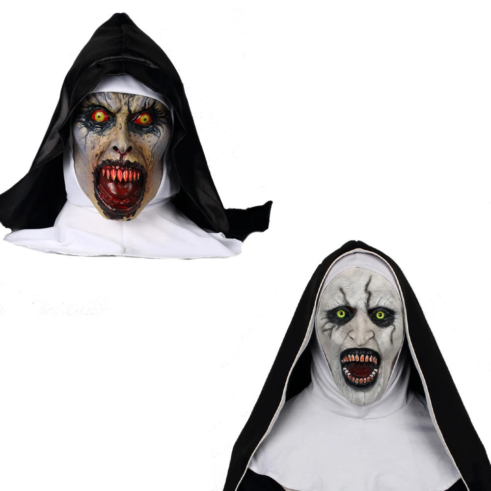 Фильм The Conjuring 2 Nun латексная маска для косплея реквизит страшная Хэллоуина |