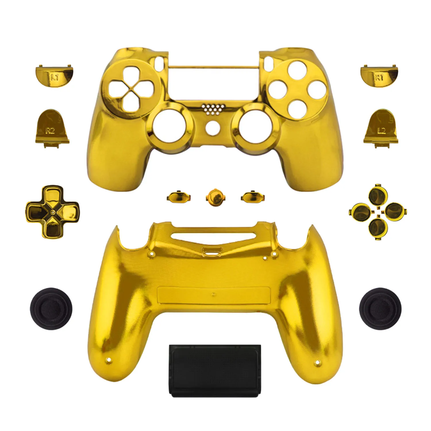 

Bevigac Replacement Controller Housing Case Shell Cover Full Buttons Kit for Sony PlayStation Play Station 4 PS4 Slim JDM-040