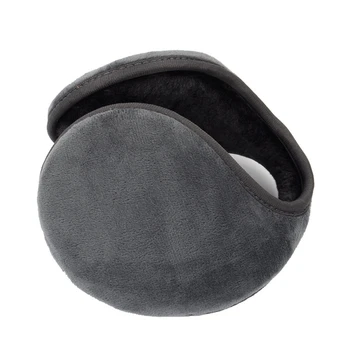 

Winter Unisex Men Fleece Earmuff Warm Plush Cloth Ear Muffs Cover Solid Earwarmers Ear Muffs for Men women