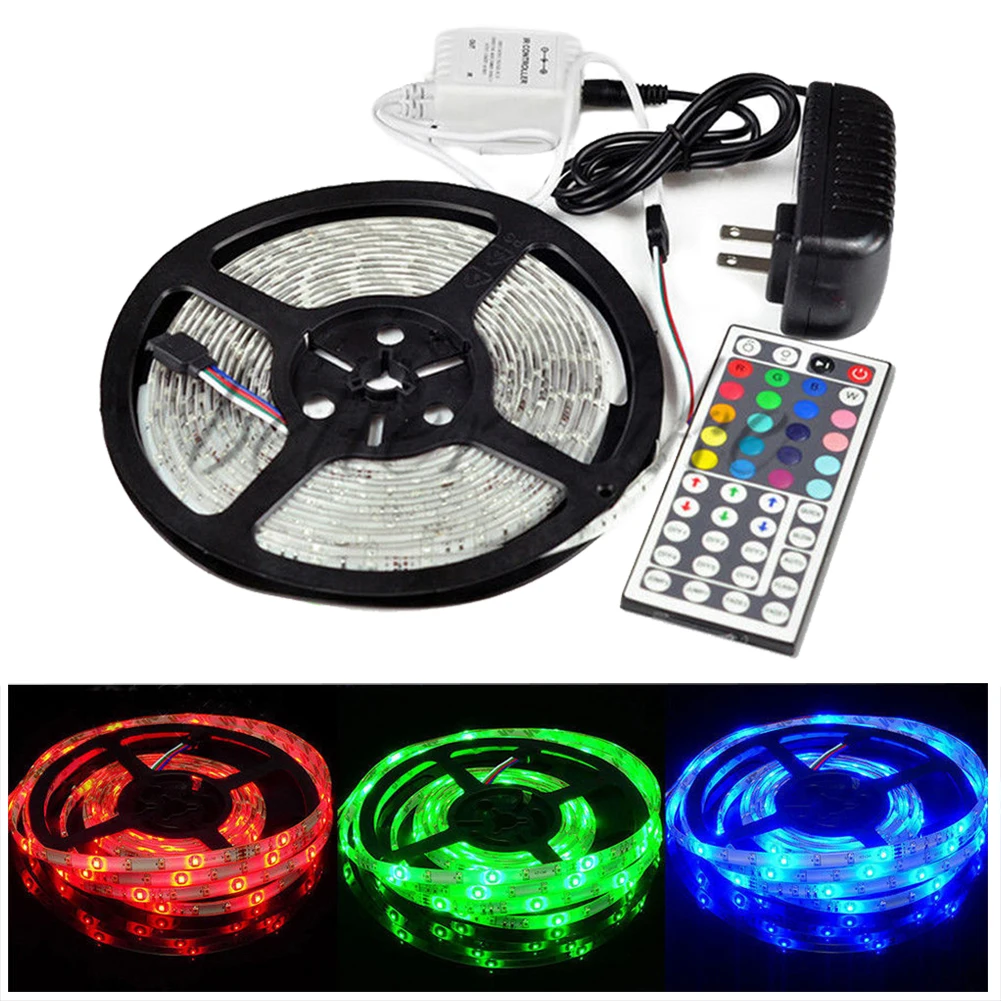 #Best 1 roll 5M SMD 3528 300LEDs RGB LED Strip Light 12V non waterproof
