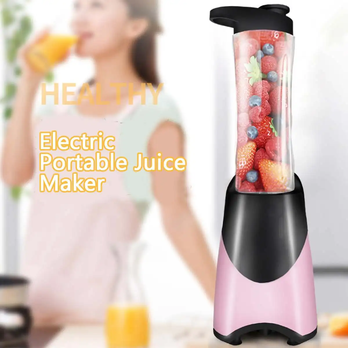 

Portable Electric Juicer Mini Fruit Mixers Juicers Fruit Extractors Food Milkshake Multifunction Juice Maker Machine 220v