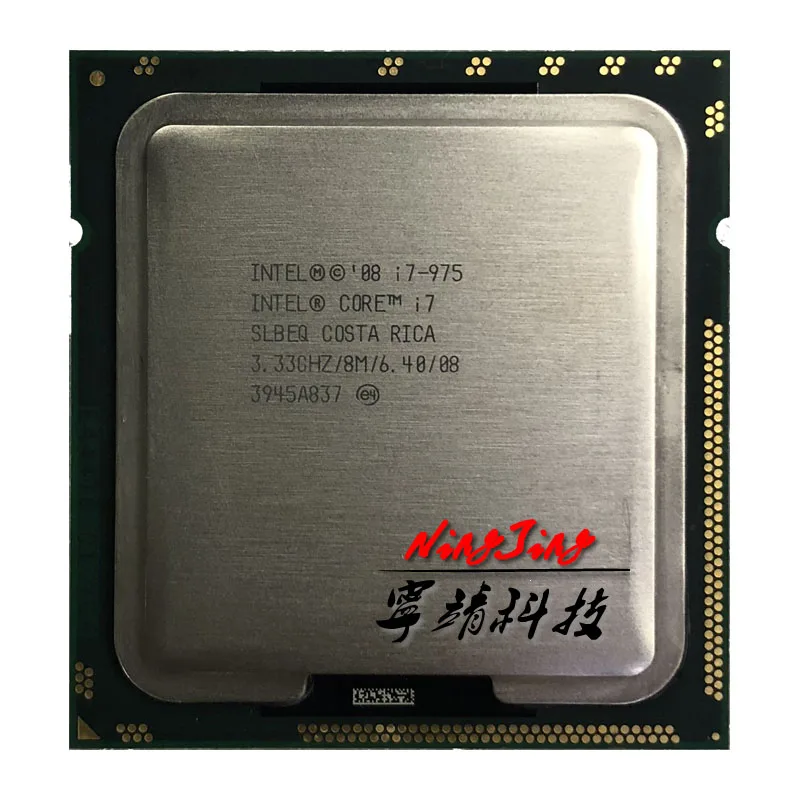 Четырехъядерный процессор Intel Core i7-975 Extreme Edition i7 975 3,3 ГГц Восьмиядерный процессор L2 = 1 м 130 Вт LGA 1366