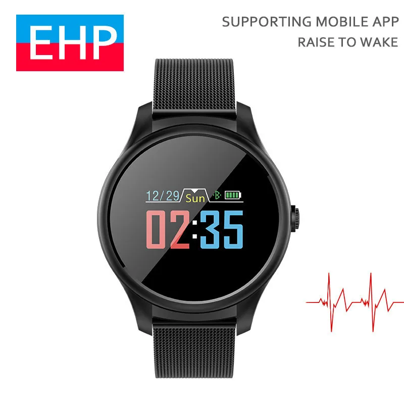 

Smartwatch With APP Ip67 Waterproof Smart Clock Bluetooth Watch Heart Rate Monitor Blood Health Pressure Pedometer Connect Phone