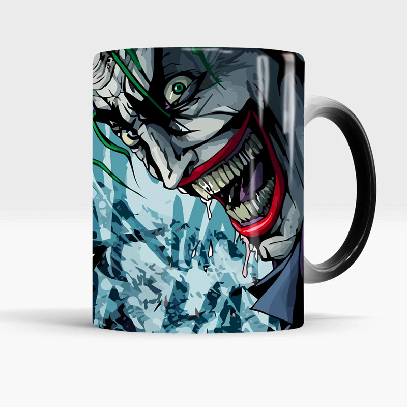 Joker кофейная кружка, меняющая тепло, цветные тепловые кружки, Волшебная чашка, пивные чашки