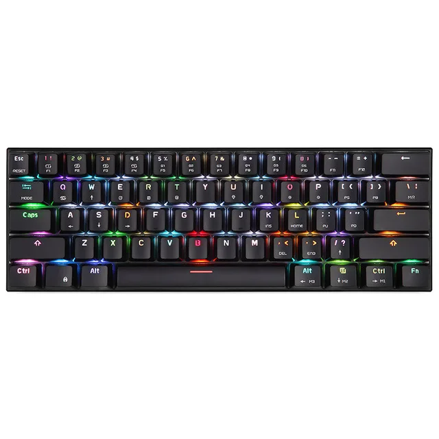

Motospeed CK62 Bluetooth Wireless USB Dual-Mode OUTEMU Mechanical Keyboard 61 Keys RGB LED Backlit Gaming Keyboard