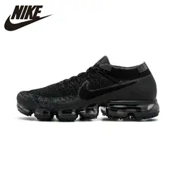 NIKE Air Vapor Max FLYKNIT Мужчины удобные кроссовки Спорт на открытом воздухе дышащие кроссовки #849558-007