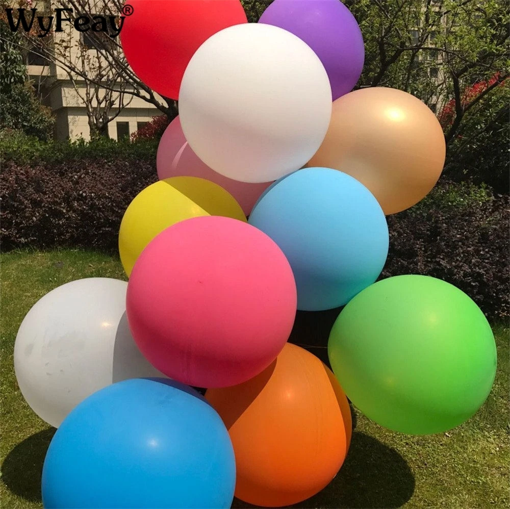 36 inch Balloon Giant Gold Wedding Decoration Latex Big Balloons Happy