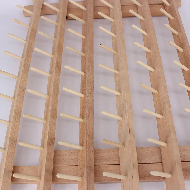 

12/60/120 Foldable Wood Spool Sewing Thread Stand Rack Organizer Wall Mount Embroidery Machine Storage Holder Home DIY Supplies