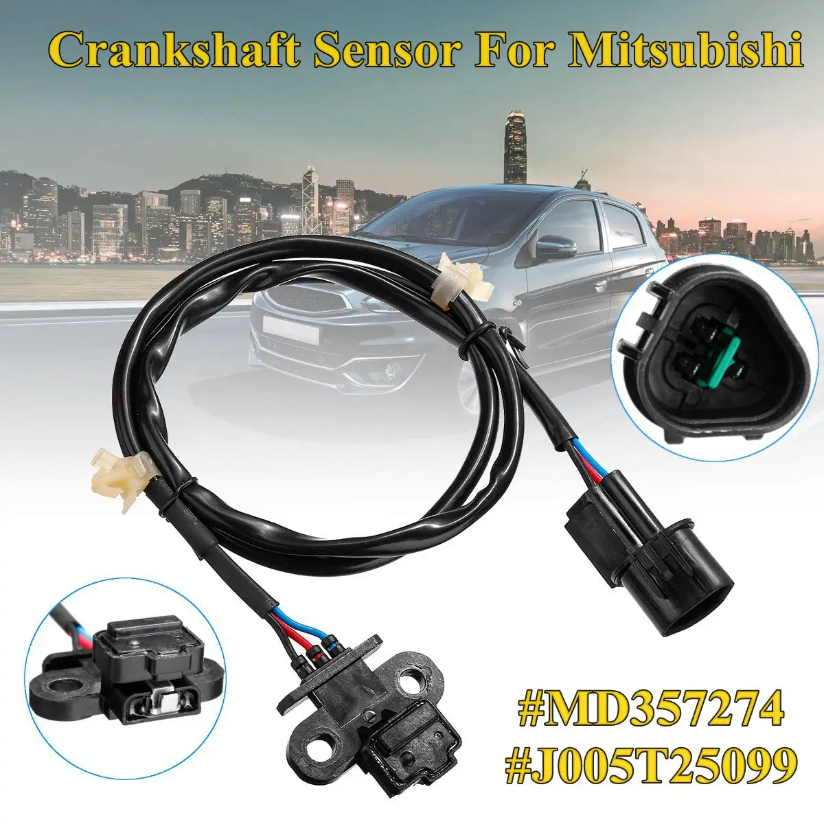 

#MD357274 MD357274 J005T25099 1 Pcs Crankshaft Position Sensor For Mitsubishi L200 Challenger Mirage L 200 Pajero NL NM Shogun