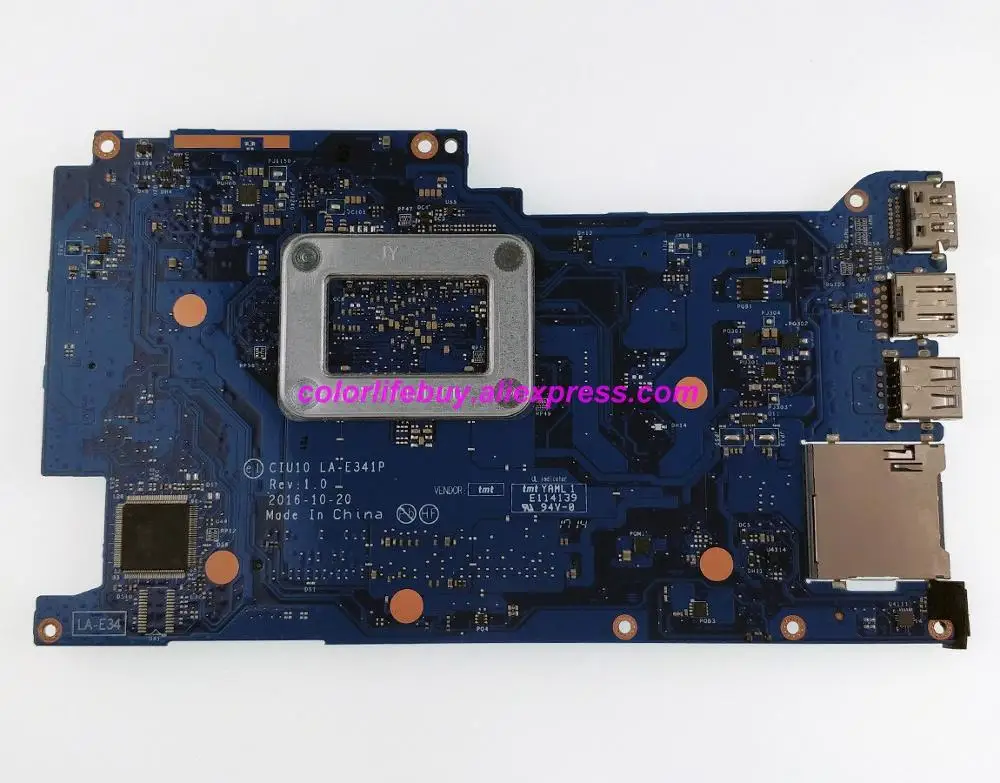 Genuino 906724-601, 906724-001 CIU10 LA-E341P UMA w PentN3710 CPU placa base para portátil HP x360 lloguer de 11 11-AB Series PC
