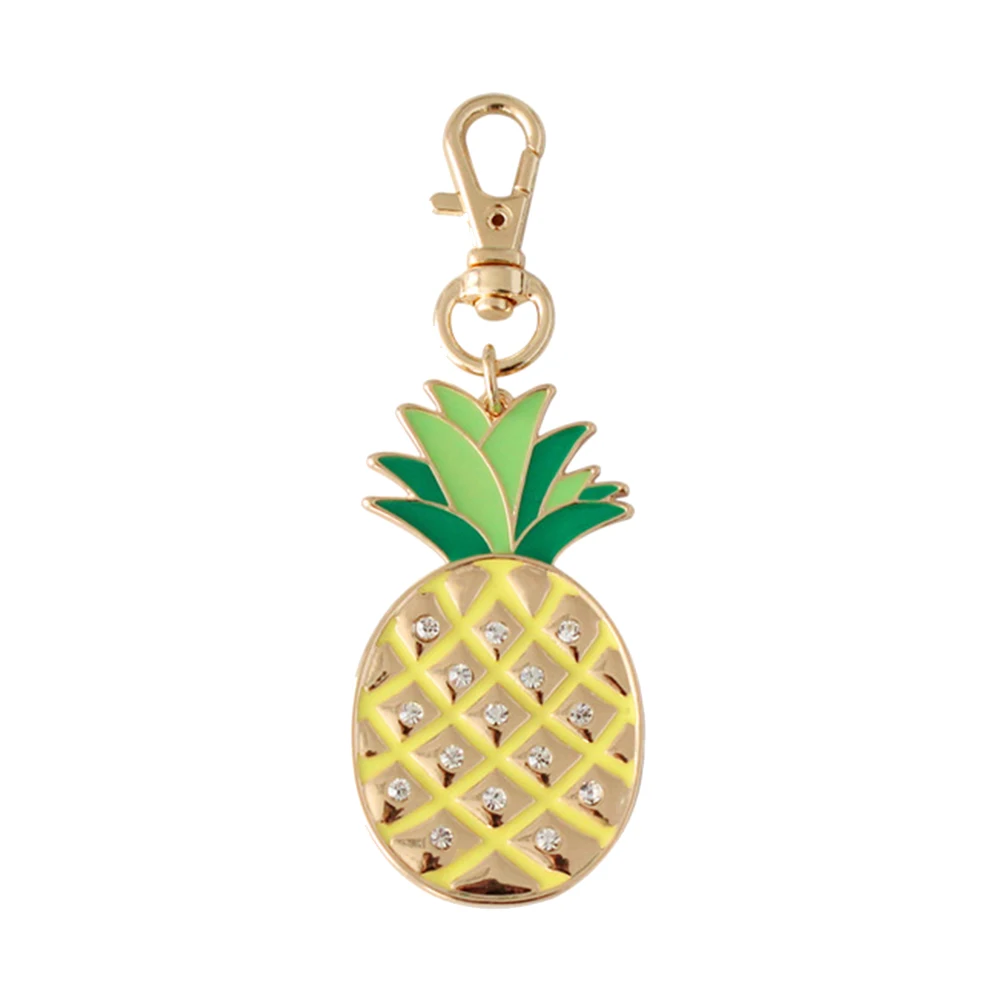 

1 Pc Keychain Decorative Pineapple Fashion Personality Key Holder Fine Pendant Key Ring for Wallet Handbag Backpack Cars