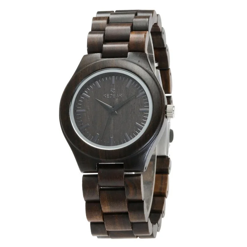

2018 Men's Bamboo Wooden Watch Men Vintage Quartz Casual Wood Watches Business Men's Watches Free Shipping Sale