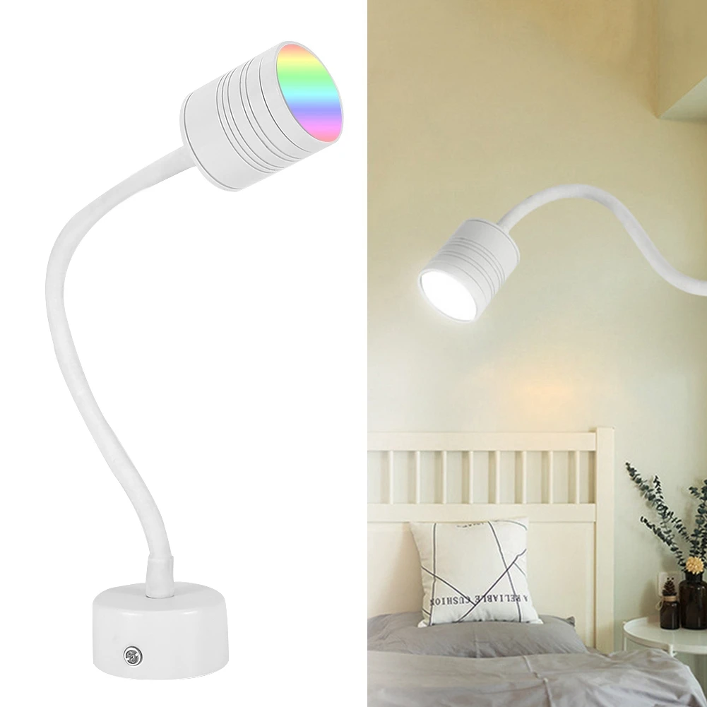 

AC85-265V 9W Colorful Wifi Lamp RGB+CW Light with Gooseneck for Home Room Lighting