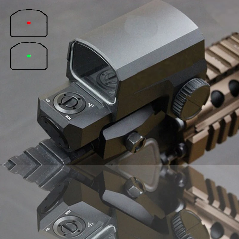 fast shipping LP LCO Red Dot Sight Rifle Scope Fit Any 20mm Rail Mount Hunting Scopes Reflex Sight 8 illumination settings scope