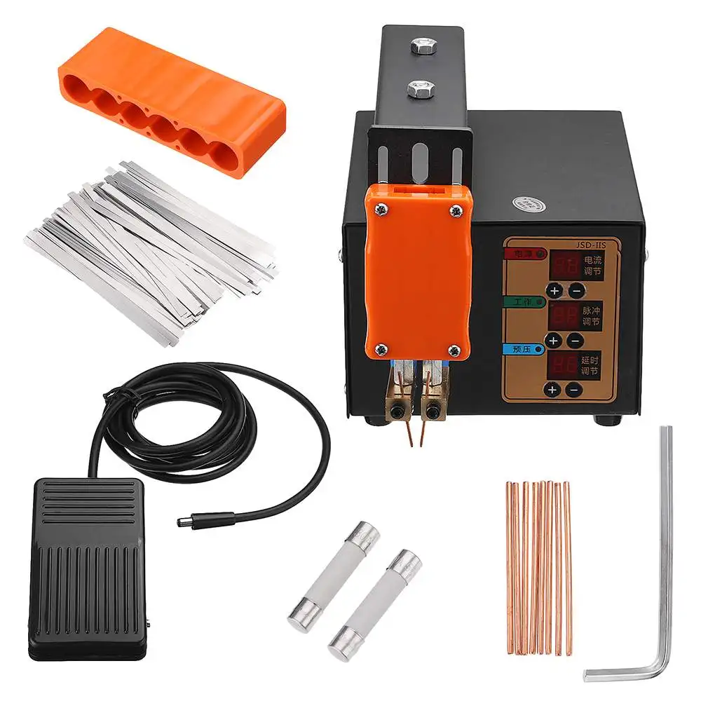 

220V 3KW Battery Spot Welding Machine Extended Arm Welding Machine with Pulse& Current Display High Quality