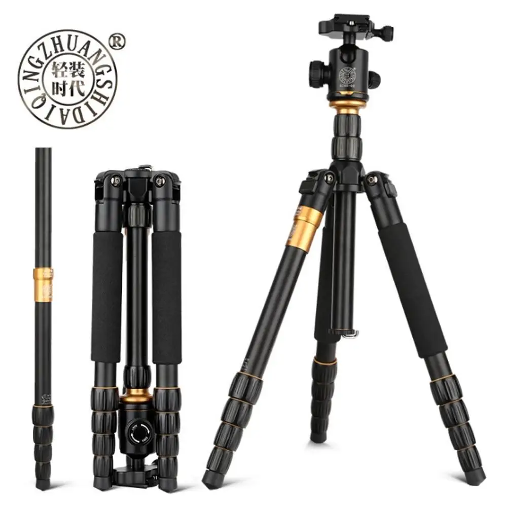 DSLR Beike Alloy Magnesium Professional For Q666 Tripod stand QZSD &amp Portable Ballhead Camera Traveling Monopod Aluminium | Электроника