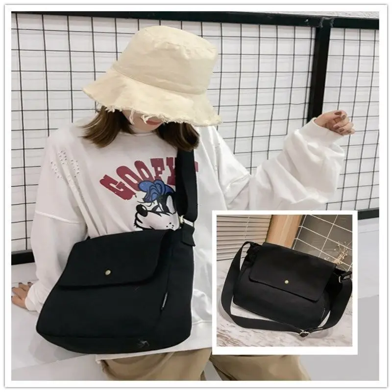 

2018 New Style Fashion Solid Hasp Women Satchel Shoulder Bag Tote Messenger Cross Body Waterproof Canvas Handbag
