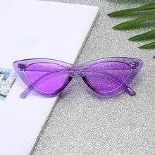 Маленькие очки женские в форме кошачьих глаз Форма летние очки с прозрачной оправой очки походные очки милые сексуальные женские кошачьи очки
