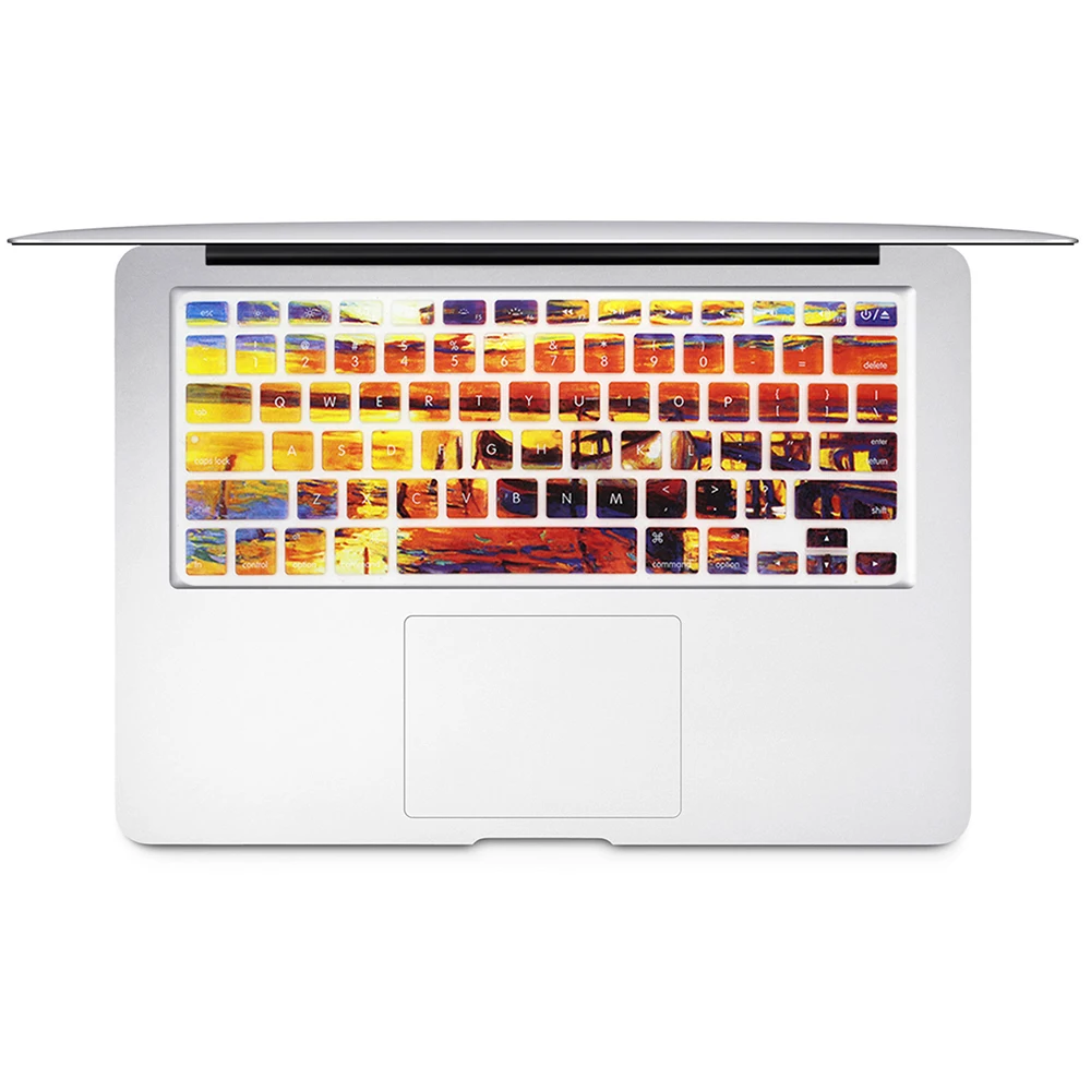 Пылезащитная Силиконовая Защитная пленка для клавиатуры ноутбука macbook pro13 air retina