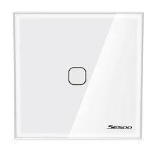 Sesoo Press Switch Single Fire Line Lighting Wall Switch Smart Home Light Press Control Switch