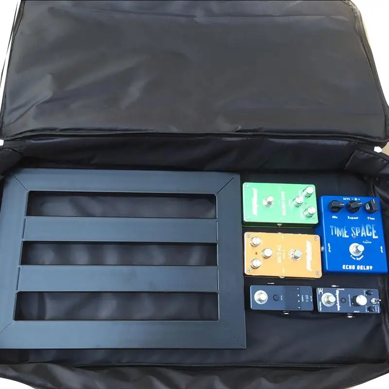 60*33*10cm Portable Effects Pedal Board Gig Bag Soft Case Universal Bag Guitar Pedal Board Setup Big Style DIY Guitar Pedalboard