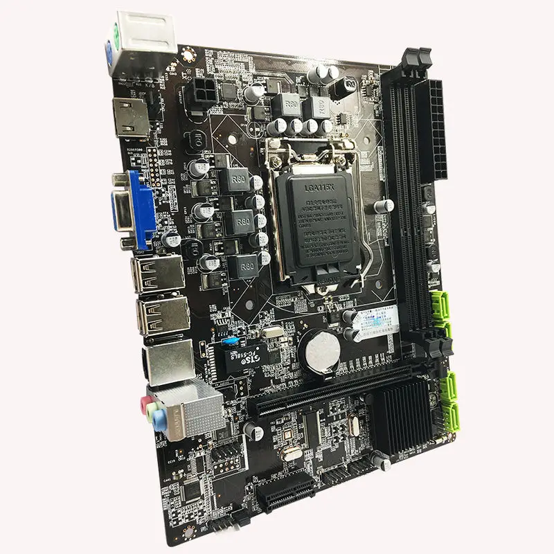 H55 материнская плата LGA1156 DDR3 16Gram Dual Sata 2 0 4xUSB PCI Express поддерживает Процессор I3 I5 I7 для
