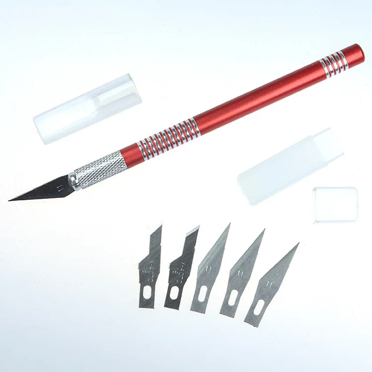 19 шт. прецизионный нож для хобби лезвия из нержавеющей стали для рукоделия PCB ремонт кожаных пленок ручка для инструментов многоцелевой DIY