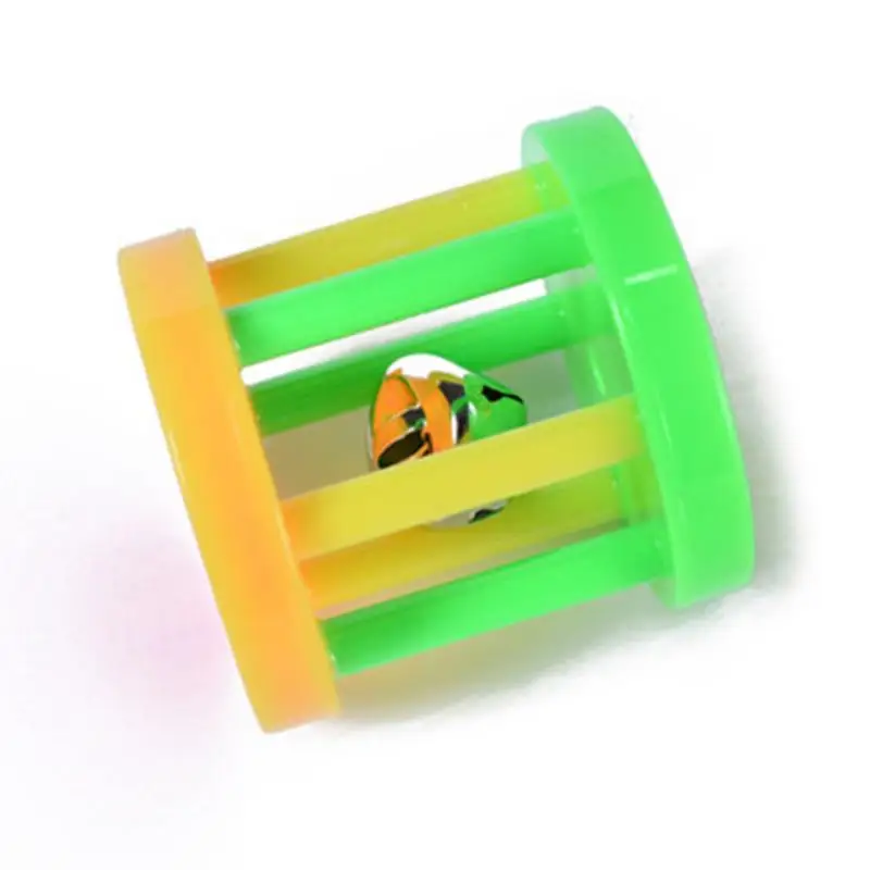 

10 Loaded Cat Toys Non-toxic Plastic Pet Bird Hamster Bell Toy Training Playing Practice Random Color Fast Delivery