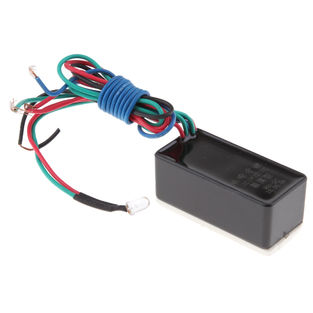 

dolity Anti Theft Lock Motorcycle Concealed Lock Ignition Switch Cut Off Control with Light