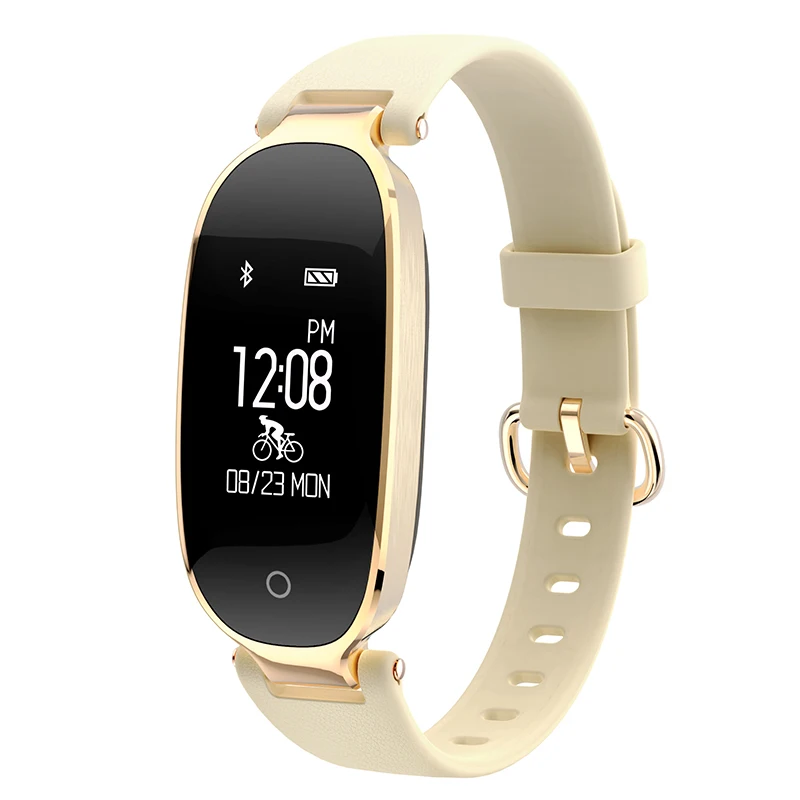 

Zeepin S3 IP67 waterproof Heart Rate Monitor Remote Camera Healthy Smart Bracelet for Women with Bluetooth version 4.0, Android